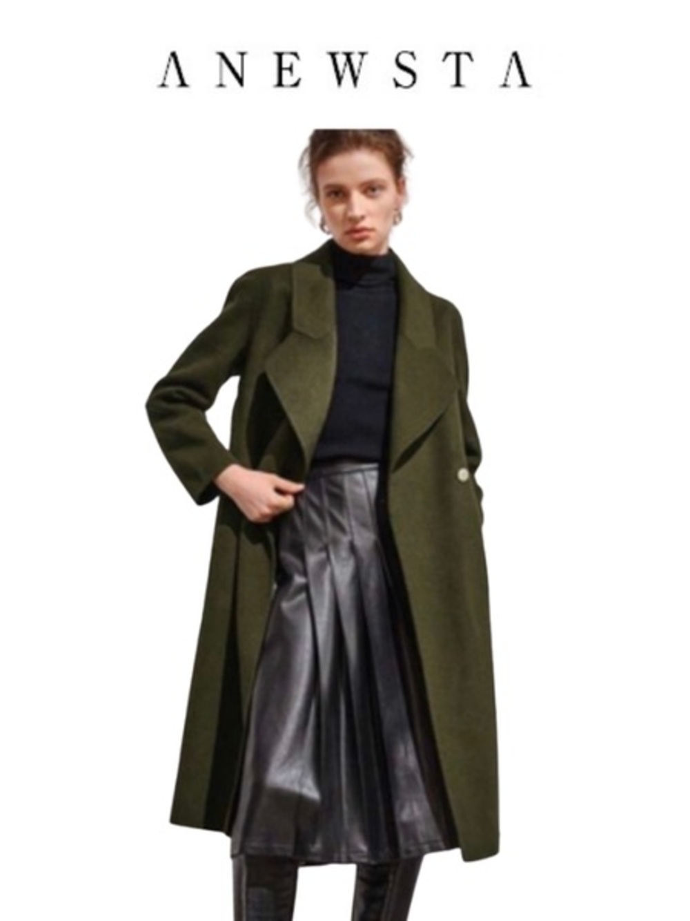 Wool blend Elegant Coat sz L